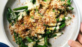 Avocado Caesar Green Beans finished