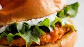 Buffalo Chicken Burgers 3 Square