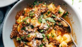 Gnochi with Ragu Yoast