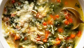 Lemon Rosemary Chicken Soup