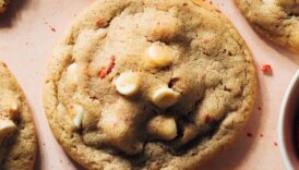 Strawberry White Chocolate Cookies 3